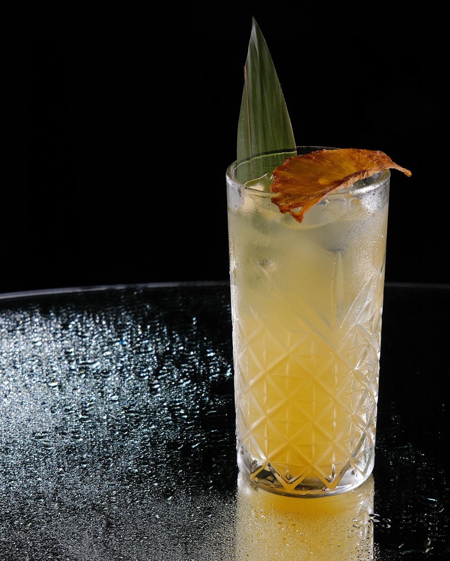 Citrus cocktail in a tall glass